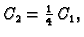 $ C_2=\frac{1}{4} \,C_1,$