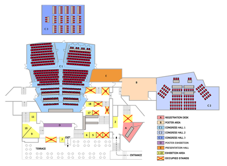 Conference area map